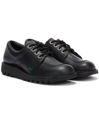 Kickers - Kick Kick Lo Leather School Chaussures - Lyst