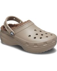 Crocs™ - Classic Platform Lined Synthetic Mushroom Clogs - Lyst