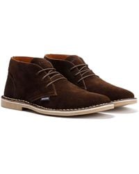 Lambretta - Chiswick Suede Boots - Lyst