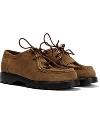 Kleman - Padror Mx V Suede Taupe Lace-Up Shoes - Lyst