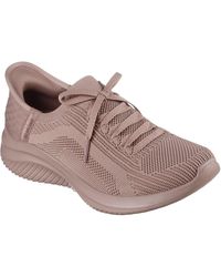 Skechers - Ultra Flex 3.0 Pure Color Textile Dark Trainers - Lyst