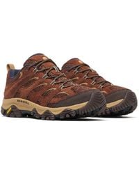 Merrell - Moab 3 Suede Umber Hiking Shoes - Lyst