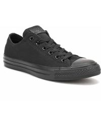 mens converse white all star leather ox trainers