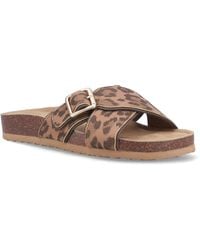 Rocket Dog - Annie Tigg Leopard Textile Sandals - Lyst