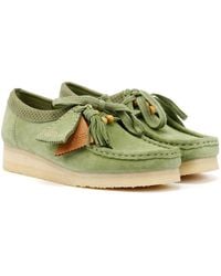 Clarks - Wallabee Suede Apple Shoes - Lyst