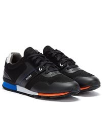 hugo boss mens black shoes
