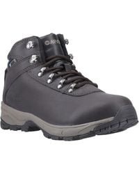 Hi-Tec - Eurotrek Lite Waterproof Faux Leather Dark Chocolate Hiking Boots - Lyst