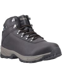 Hi-Tec - Eurotrek Lite Waterproof Faux Leather Dark Chocolate Hiking Boots - Lyst