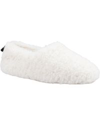 Hush Puppies - Emily Faux Fur Slippers - Lyst