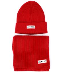 HUNTER - Jura Beanie Hat/Scarf Boxset Acrylic - Lyst