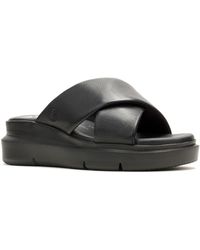 Hush Puppies - Uplift Leather Sandals - Lyst