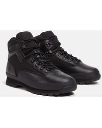 Timberland - Euro Hiker Workwear I Blackout Stivali Neri Da Uomo - Lyst
