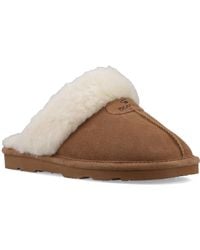 BEARPAW - Loki Ii Suede Hickory Slippers - Lyst