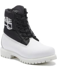 black fluffy timberlands