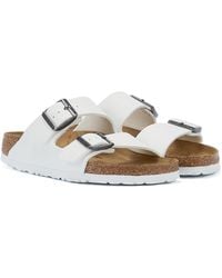 Birkenstock - Arizona Birko Flor Sandali Bianchi - Lyst