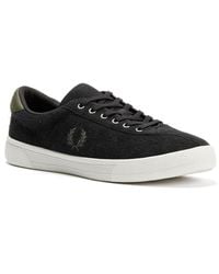 Fred Perry - Tennis Shoe Suede Anchor Trainers - Lyst