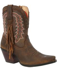 Durango - Crush Leather Pecan Boots - Lyst