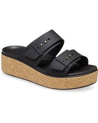 Crocs™ - Brooklyn Buckle Farbe Sandalen - Lyst