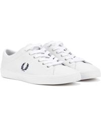 Fred Perry - Baseline Leather Sneakers - Lyst