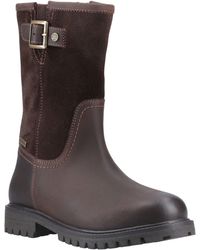 HUNTER - Canna Ankle Boot Leather Boots - Lyst