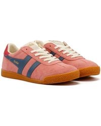Gola - Elan Suede Coral/Moonlight Sneakers - Lyst