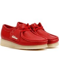 Clarks - Wallabee Leather Shoes - Lyst