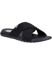 HEYDUDE - Christi Slide Distressed Synthetic Sandals - Lyst