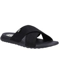 HEYDUDE - Christi Slide Distressed Polyurethane Sandals - Lyst
