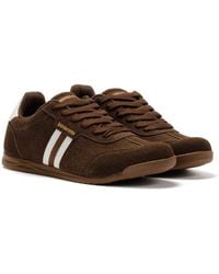 Lambretta - Tackle Chocolate Trainers - Lyst