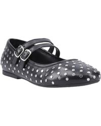 Hush Puppies - Nixie Leather Flats - Lyst
