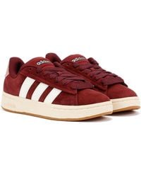 adidas - Grand Court Alpha 00S Burgundy/ Trainers - Lyst