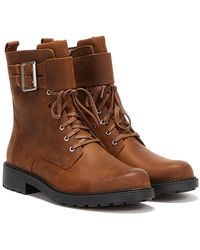 Clarks Orinoco2 Lace Boots - Brown