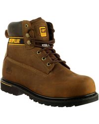 Caterpillar - Cat Holton S3 Leather Safety Boots - Lyst