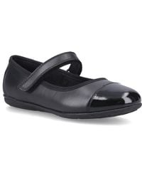 Hush Puppies - Lottie Ballerina Jnr Leather Shoes - Lyst