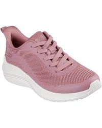 Skechers - Bobs Squad Waves Still Wading 117483-Ros Rose Lace Up Shoes - Lyst