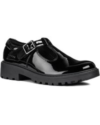 Geox - J Casey G. E Leather Patent Shoes - Lyst