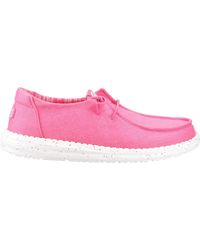 HEYDUDE - Wendy Stretch Canvas Cotton Fandango Moccasins Shoes - Lyst