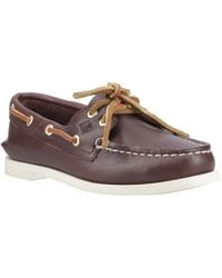 Sperry Top-Sider - Authentic 2 Eye Leather Standard Boat Shoes - Lyst