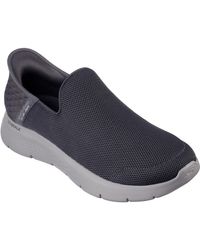 Skechers - Go Walk Flex No Hands 216491-Dkgy Dark Slip On Shoes - Lyst