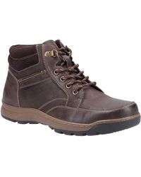 Hush Puppies - Grover Nubuck Tan Boots - Lyst