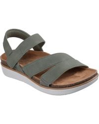 Skechers - Lifted Comfort Polyurethane Sandals Pu - Lyst