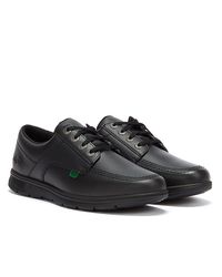 Kickers - Kelland Lace Lo Leather Shoes Rubber - Lyst