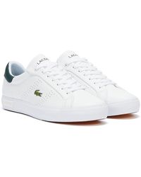 Lacoste Powercourt 2.0 321 / Dark Green Sneakers - White