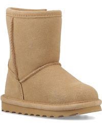 BEARPAW - Elle Toddler Suede Girl's Coffee Winter Mid Calf Boots - Lyst