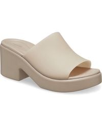 Crocs™ - Brooklyn Slide Heel Sandals - Lyst