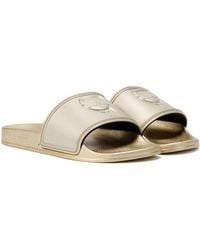 Karl Lagerfeld - Kondo 2.0 Karl Nft Sandalias Doradas Para Mujer - Lyst