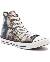 converse mini sequin high top