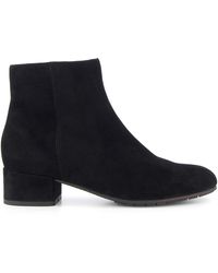 Dune - Pippie Stiefeletten Aus Leder Mit Absatz - Lyst