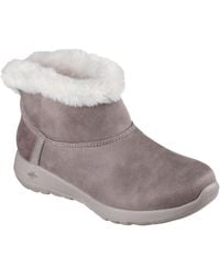 Skechers - Slip Ins Boots Wide Fit - Lyst