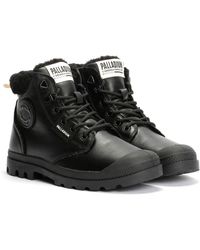 Palladium - Pampa Hi Snow Warm Bottes En Cuir - Lyst